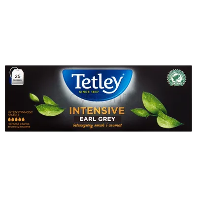 Tetley Herbata Intensive Earl Grey 25 Torebek X 2G