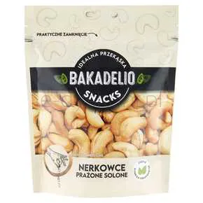Nerkowce Bakadelio Prażone Solone Snacks 140 G Mw Dobry Wybór
