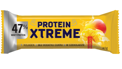 Baton Proteinowy Xtreme Z Mango W Czekoladzie Mlecznej Bez Dodatku Cukru 40 G - Dobry Squad [BIO]