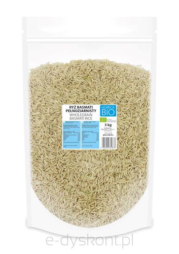 Ryż Basmati Pełnoziarnisty Bio 5 Kg - Horeca (Bio Planet) [BIO]