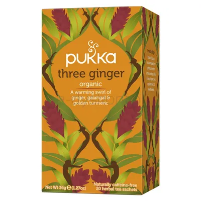 Pukka Herbata Three Ginger, 20 Kopert