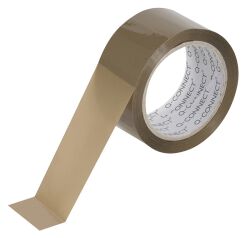 Q-Connect Taśma Pakowa 48Mm, 50Y, Brązowa