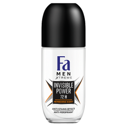 Fa Dezodorant Roll On Men Xtreme Invisible 50 Ml