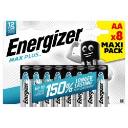 Energizer Bateria Max Plus, AA, LR6, 1,5V, 8szt.