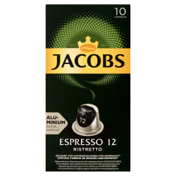 Jacobs Espresso 12 Ristretto Kawa Mielona W Kapsułkach 52G (10Szt)
