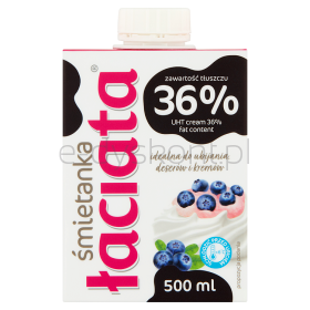 Łaciata Śmietanka UHT36% 0,5L