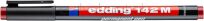 Edding Foliopis E-142 M 1Mm, Czerwony  - 2