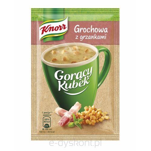 Knorr Gorący Kubek Grochowa Z Grzankami 21G