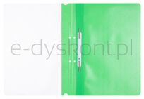 Office Products Skoroszyt, PP, A4, 2 otwory, 100/170mikr., wpinany, zielony  - 2