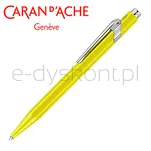 Długopis CARAN D'ACHE 849 Line Fluo, M, żółty - 4
