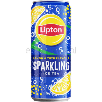 Lipton Lemon & yuzu sparkling ice tea 330 ml SK