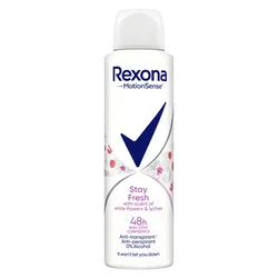Rexona Antyperspirant W Aerozolu Stay Fresh White Flower Lychee 150Ml