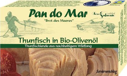 Tuńczyk Bonito W Bio Oliwie Z Oliwek Extra Virgin 120 G (90 G) - Pan Do Mar [BIO]