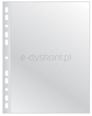 Q-Connect Koszulki Na Dokumenty Poszerzane, Pp, A4, Groszkowe, 100Mikr., 50Szt.