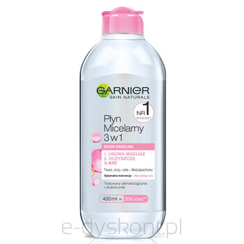 Garnier Płyn Micelarny 3W1 400 Ml