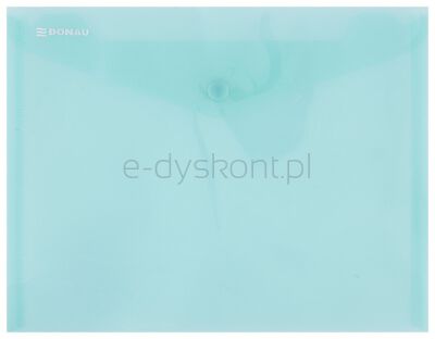 Donau Teczka kopertowa zatrzask, PP, C5, 180mikr., zielona 