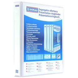 Donau Segregator ofertowy PP, A4/4RD/16, biały