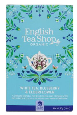 English Tea Shop Herbata Biała Z Dzikim Bzem I Borówką (20X2) Bio 40G