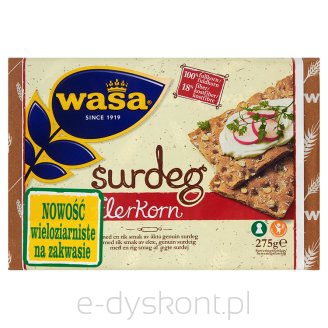 Wasa Pieczywo Chrupkie Wieloziarniste Na Zakwasie 275G