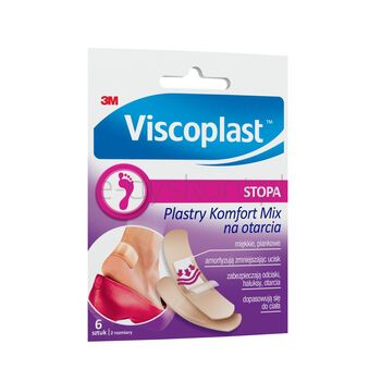 Viscoplast Plastry Komfort Mix 6Szt