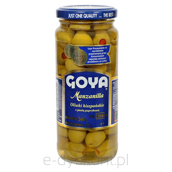 Goya Oliwki Zielone Z Pastą Paprykową 358 Ml