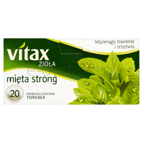 Vitax Herbata Zioła Mięta Strong 20 Torebek X 1,5G