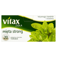 Vitax Herbata Zioła Mięta Strong 20 Torebek X 1,5G