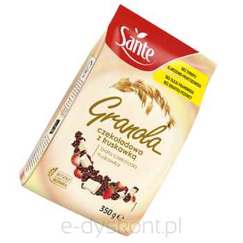 Sante Granola Z Białą Czekoladą I Truskawkami 350G 