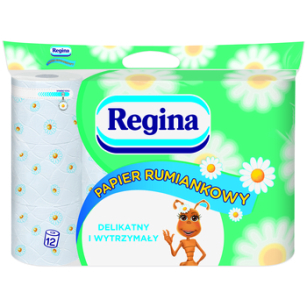 Papier toaletowy Regina Papier Rumiankowy 12 rolek