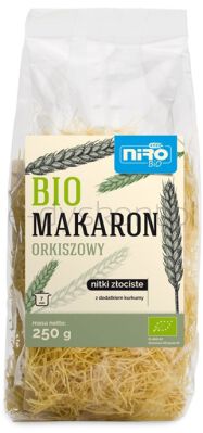 Niro Makaron Orkiszowy Nitki Złociste Bio 250G