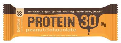 Bombus Baton Protein 30% Orzech Ziemny- Czekolada Bezgl. 50 G