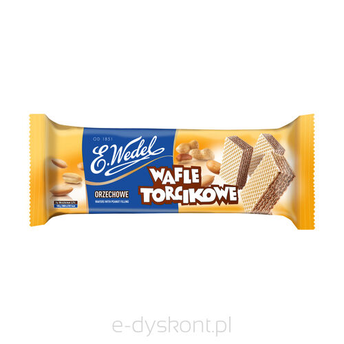 Wedel Wafle Torcikowe Orzechowe 160G