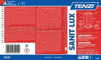 Koncentrat do gruntownego mycia powierzchni sanitarnych TENZI, Sanit Lux, 1l - 2