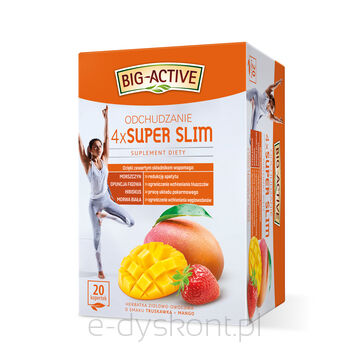 Big-Active Superslim Odchudzanie. (Suplement Diety) (20 Torebek X 2G). 40G