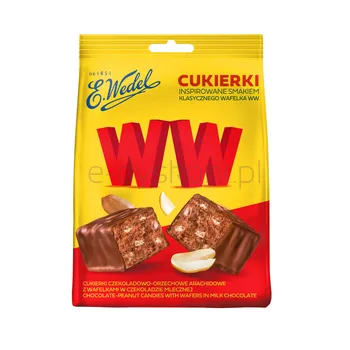 E.Wedel Cukierki Mieszanka WW w czekoladzie mlecznej 227g