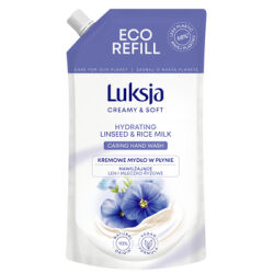 Luksja Kremowe Mydło W Płynie len, zapas 400ml