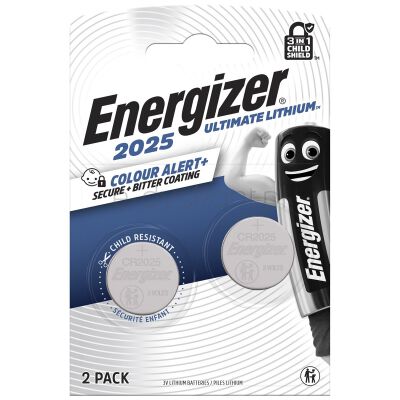 Energizer Bateria specjalistyczna Ultimate Lithium, CR2025, 3V, 2szt.