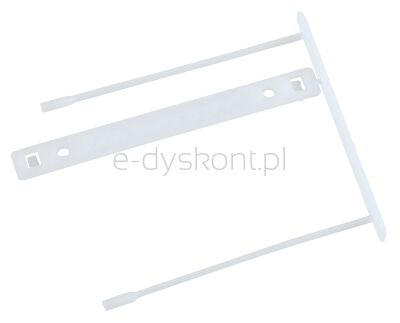 Office Products Klipsy Archiwizacyjne Z-Clip, Grubość Pliku Max. 7Cm, Biały 