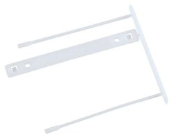 Office Products Klipsy Archiwizacyjne Z-Clip, Grubość Pliku Max. 7Cm, Biały 