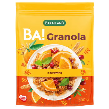 Bakalland Ba! Granola Z Żurawiną 300G 