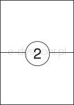 Office Products Etykiety 210x148mm, białe, 100 ark. - 2