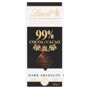 Lindt Excellence 99% Cocoa Czekolada Ciemna 50 G