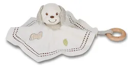 Bawełniana przytulanka, kocyk piesek od 0m-ca (25cm) fsc & gots