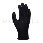 Donau Rękawice Safety Pu Black, Kat. Ii, Rozm. 10, Czarne - 2
