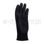 Rękawice Donau Safety Pu Black, Kat. Ii, Rozm. 10, Czarne - 3