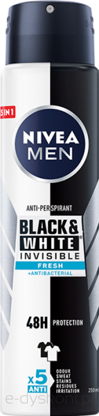 Nivea Antyperspirant Invisible Fresh Spray 250 Ml