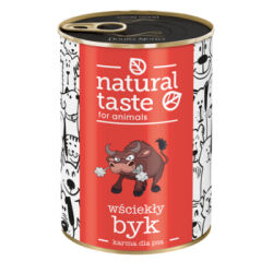 Dolina Noteci Natural Taste Karma dla psa Wściekły Byk 800g
