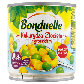 Bonduelle Kukurydza Złocista Z Groszkiem 212Ml