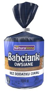 Babcianki Owsiane Bez Dodatku Cukrów 100 G - Naturavena [BIO]