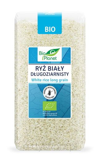 Ryż Biały Długoziarnisty Bezglutenowy Bio 500 G - Bio Planet [BIO]